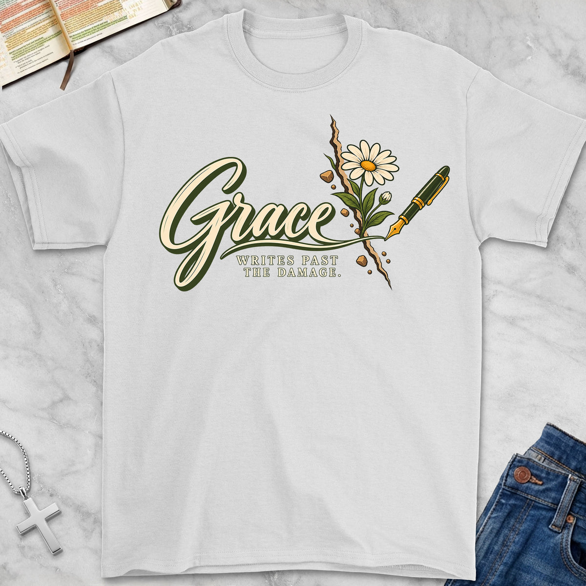 writes past T-Shirt