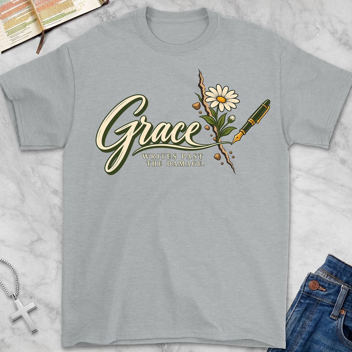 writes past T-Shirt