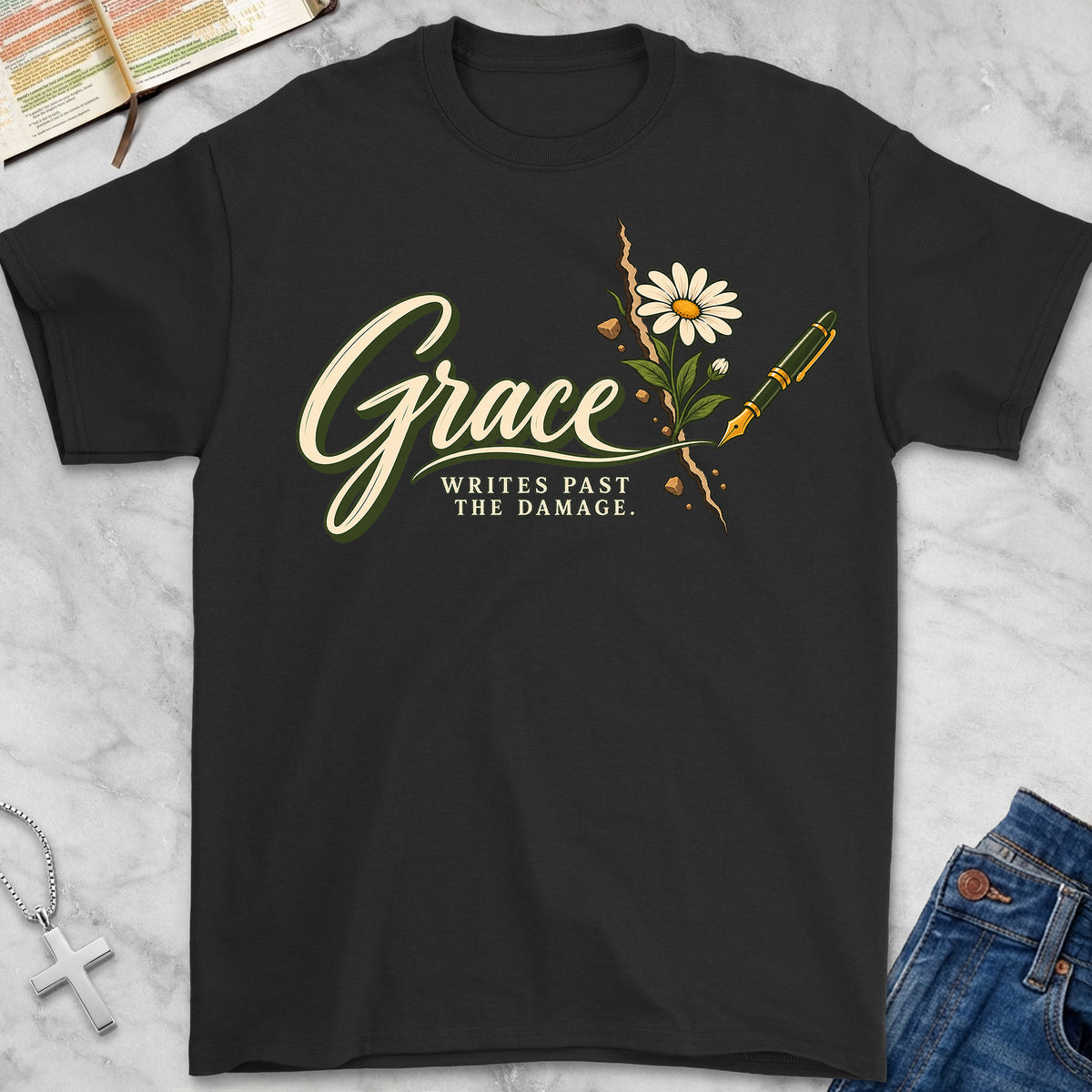 writes past T-Shirt